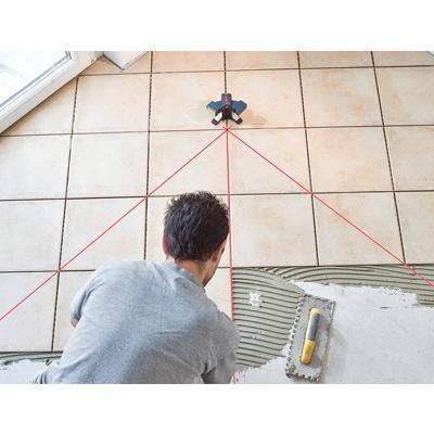 Nivel láser cuadrado de 65 pies Bosch para azulejos y diseño cuadrado - GTL3