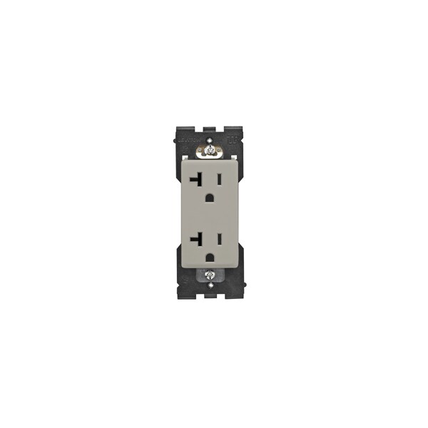 Leviton TOMACORRIENTES ELÉCTRICOS RENU 20A TR RCPT WOOD SMOKE - RER20-WS