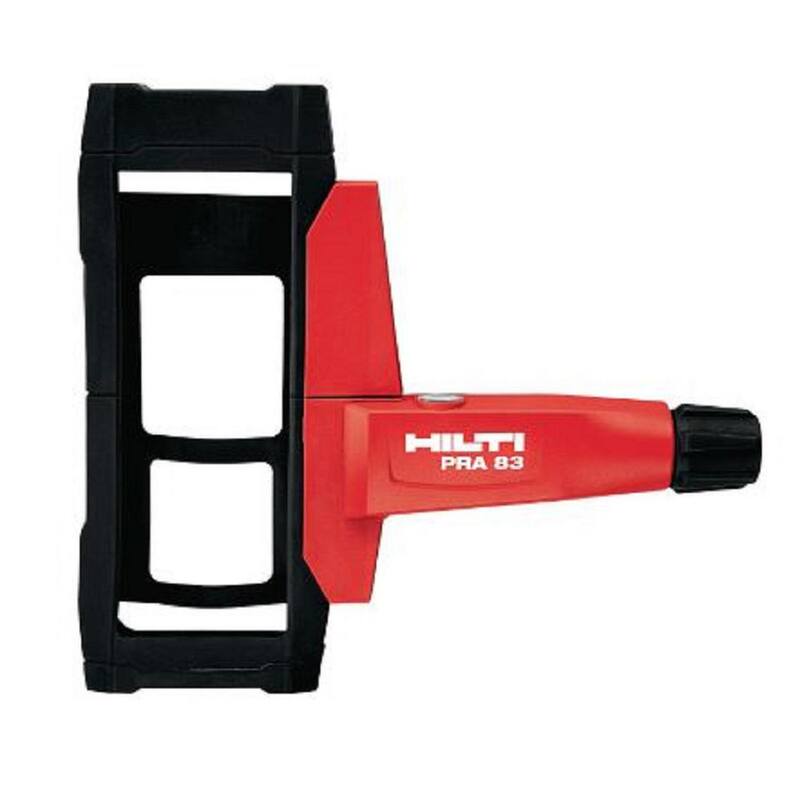 Hilti PR 30-HVS 12 Amp, 33 ft. Láser rojo giratorio para exteriores con receptor PRA 83, soporte y estuche (baterías no incluidas) - 2134762