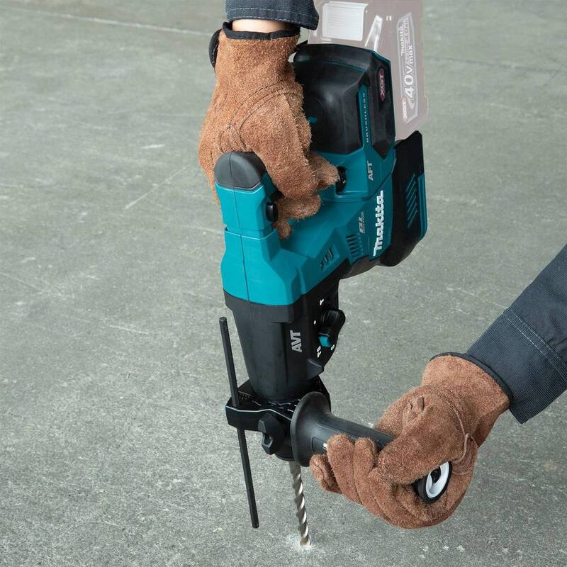 Martillo rotativo inalámbrico sin escobillas Makita 40V Max XGT de 1-1/8 pulgadas, AFT, capacidad AWS (solo herramienta) - GRH01Z