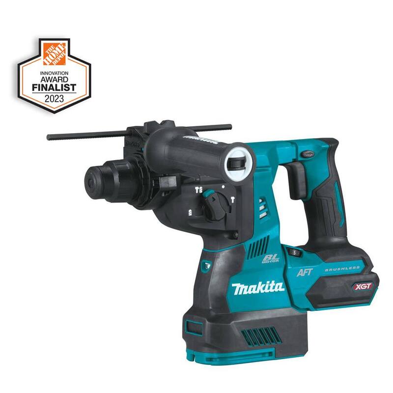 Martillo rotativo inalámbrico sin escobillas Makita 40V Max XGT de 1-1/8 pulgadas, AFT, capacidad AWS (solo herramienta) - GRH01Z