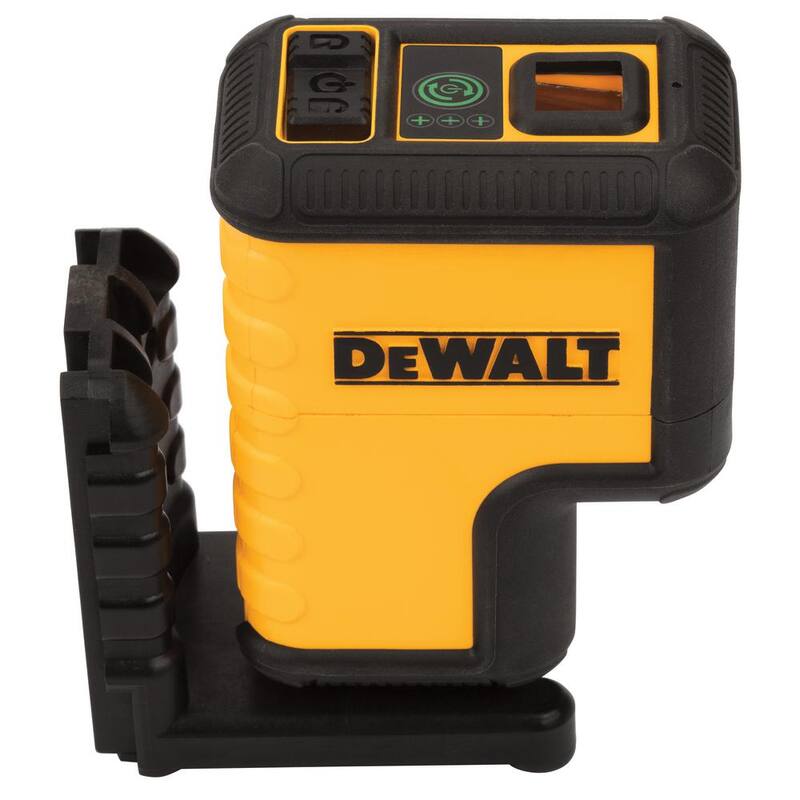 Nivel láser de 3 puntos autonivelante verde DEWALT de 120 pies con (2) baterías AA y estuche - DW08302CG