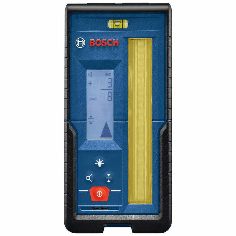 Receptor de nivel láser rotativo de luz roja y verde de 1,000 pies de Bosch - LR20