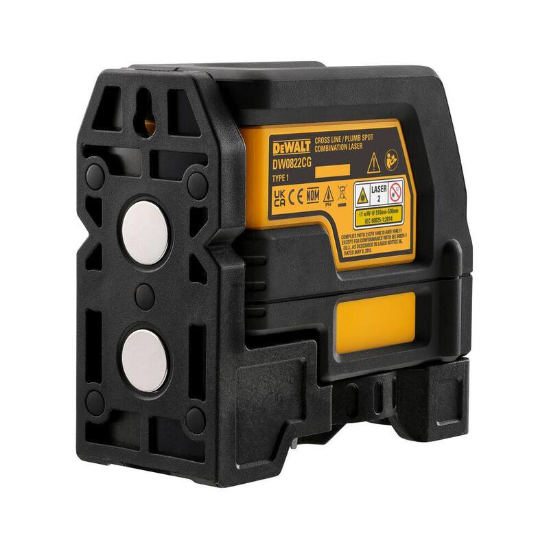 Nivel láser verde de línea cruzada y punto de 100 pies DEWALT - DW0822CG