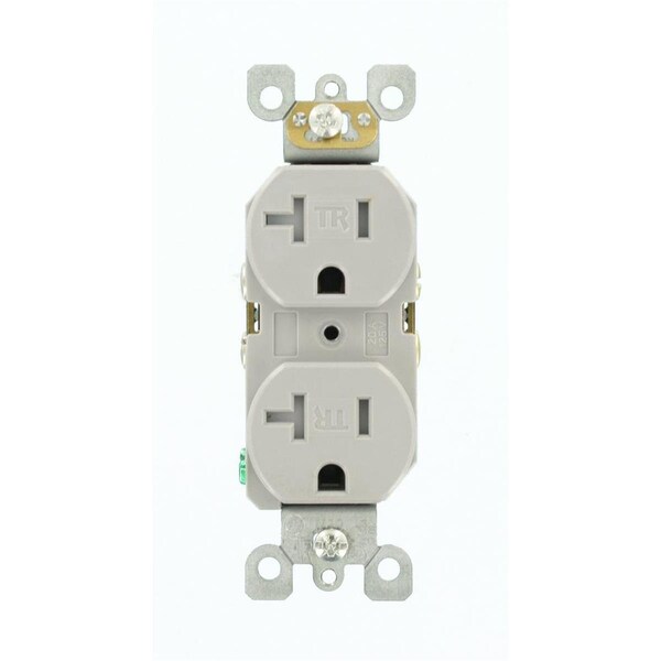Receptáculo Dúplex de 20 A 125 V Gris de 2 Polos 3 Vías - Gorgeousglow GO783754
