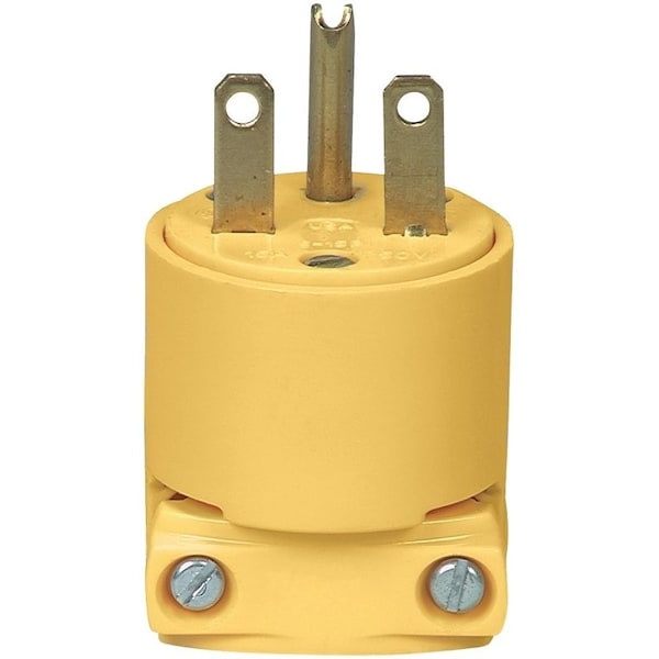 Clavija eléctrica Eaton Wiring Devices, 2 polos, 15 A, 250 V, NEMA: NEMA 6-15, amarilla - 4866-BOX