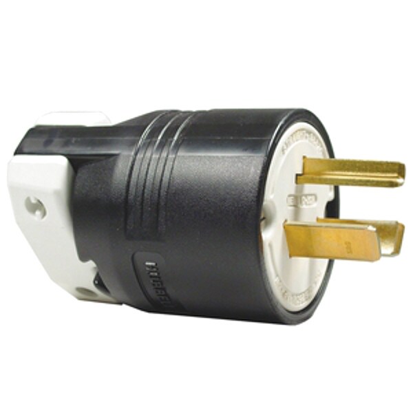 Enchufe recto de 3 cables para uso industrial de Hubbell Wiring Device-Kellems 125/250VAC 30A - HBL9337C