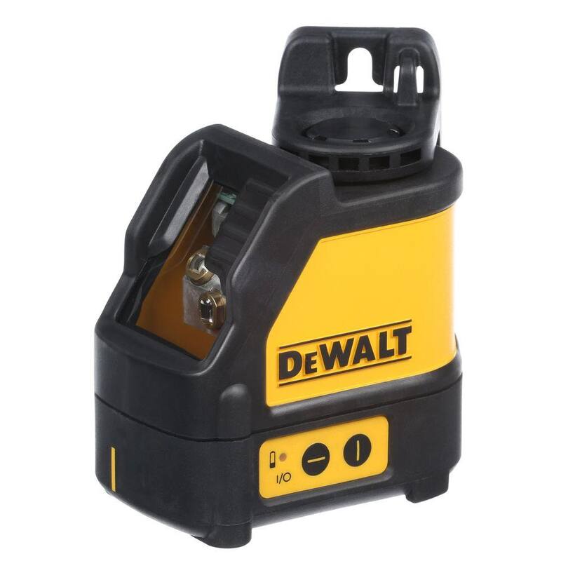 DEWALT 165 ft. Kit de nivel láser de líneas cruzadas autonivelante en rojo y trípode ajustable y portátil de nivel láser - DW088K-QUW0881T