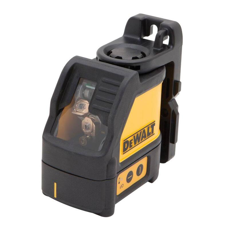 DEWALT 165 ft. Kit de nivel láser de líneas cruzadas autonivelante en rojo y trípode ajustable y portátil de nivel láser - DW088K-QUW0881T