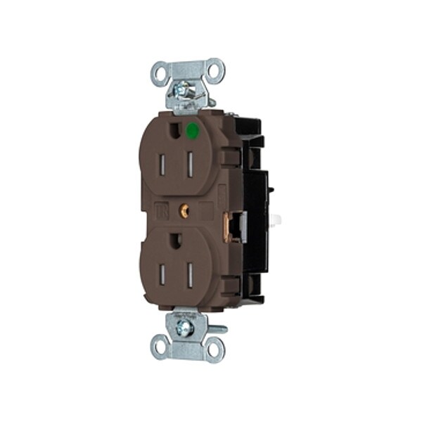 Receptáculo Hubbell Wiring Device-Kellems, 1/2 hp, 125V AC, NEMA 5-15R - 8200STTR