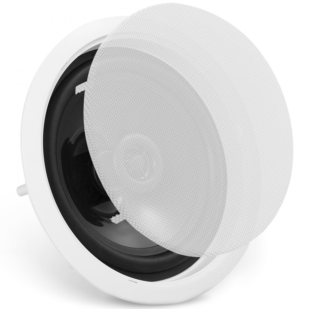 VEVOR 6.5 Inch in Ceiling Speakers, 150-Watts, Flush Mount Ceiling & in-Wall Speakers System with 8ΩImpedance 89dB Sensitivity, for Home Kitchen Living Room Bedroom or Covered Outdoor Porches, Single - DPXDYSQ65YCYICQLKV9