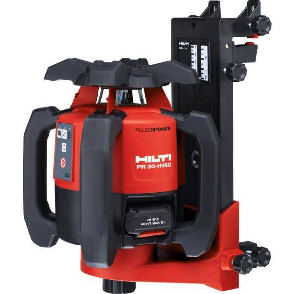 Hilti PR-30-HVSG A12, Nivel láser verde autonivelante de 33 pies con paquete de batería, montura y placa objetivo - 3592644