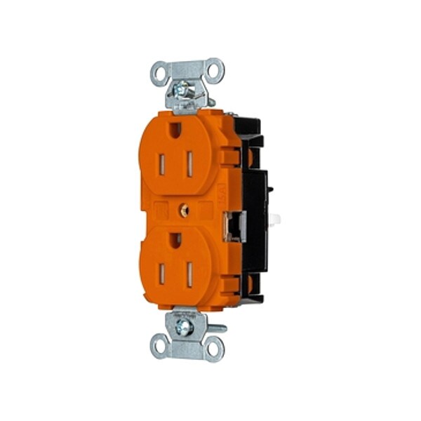 Receptáculo Hubbell Wiring Device-Kellems, 1/2 hp, 125V AC, NEMA 5-15R - BR15STOTR