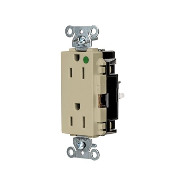 Receptáculo Hubbell Wiring Device-Kellems, 1/2 hp, 125V CA, NEMA 5-15R - HBL2172STI
