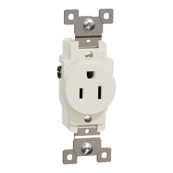 Socket-Outlet Square D Serie X, 15 A, Estándar, Sencillo, 125V