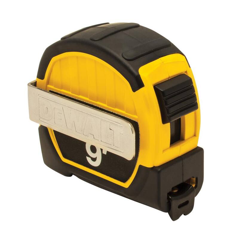 Kit de nivel láser rotativo autonivelante DEWALT 20V MAX de 250 ft. y cinta métrica de bolsillo de 9 ft. x 1/2 in. - DW079LGWHT33028