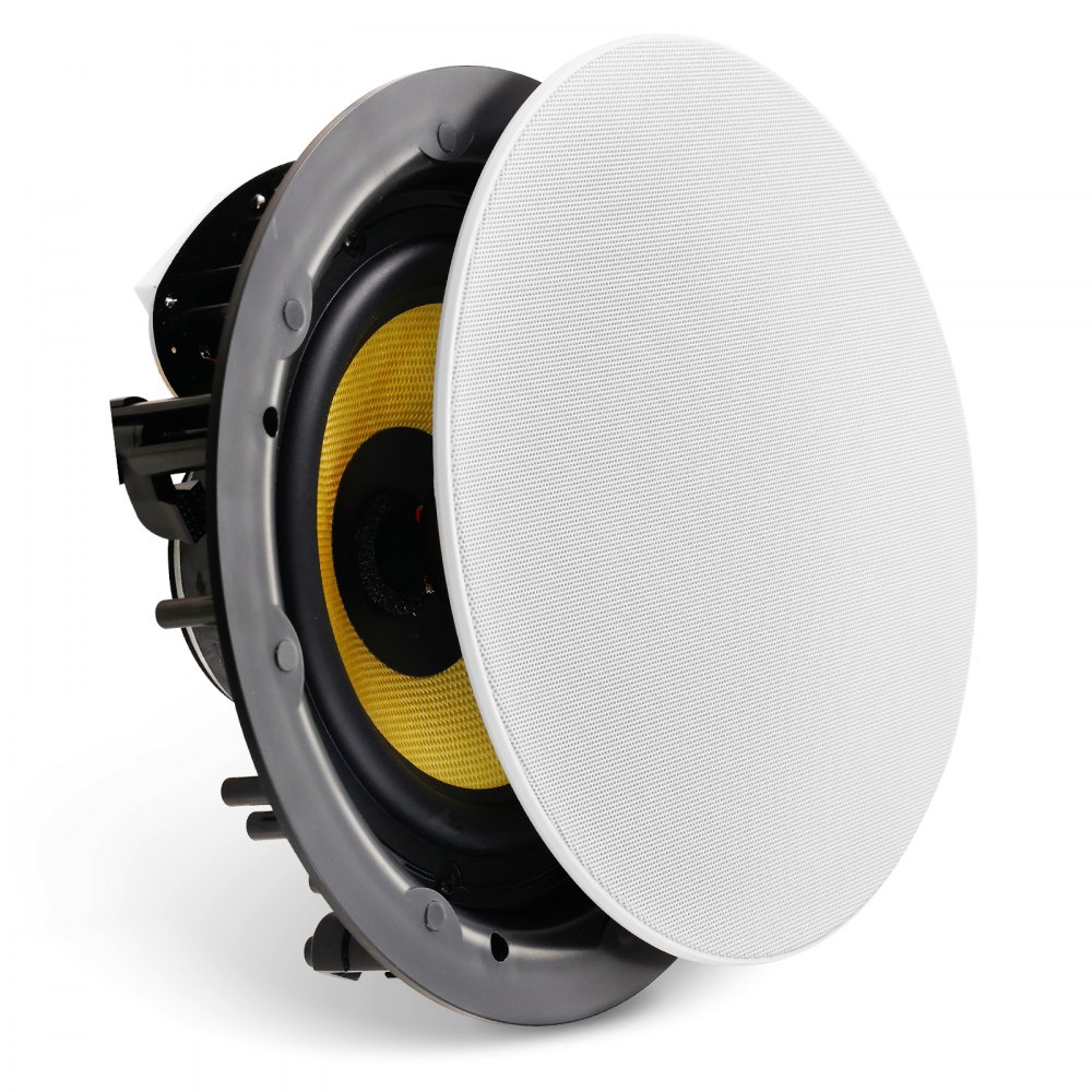 VEVOR 8 Inch in Ceiling Speakers, 200-Watts, Flush Mount Ceiling & in-Wall Speakers System with 8ΩImpedance 89dB Sensitivity, for Home Kitchen Living Room Bedroom or Covered Outdoor Porches, Single - DPXDYSQ8YCYZUFINCV9