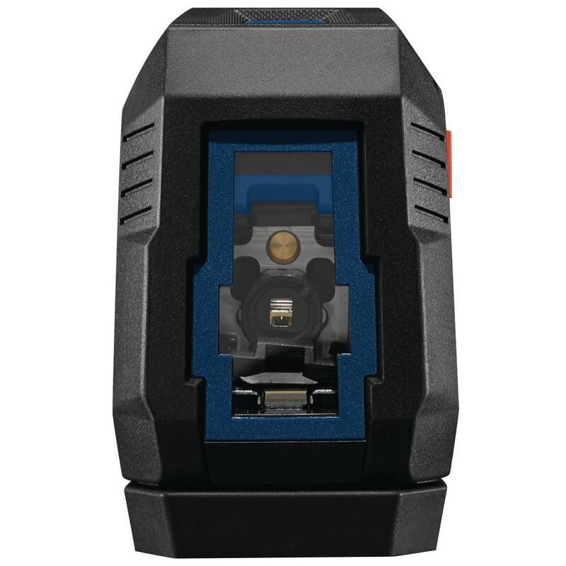 Bosch 50 pies. Nivel láser de líneas cruzadas autonivelante de haz rojo de doble poder con trípode compacto de altura ajustable - GLL50-20+BT150
