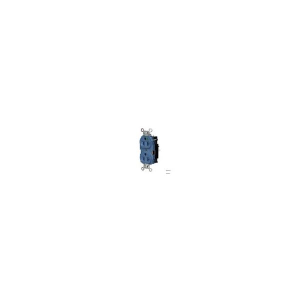 Hubbell Wiring Device-Kellems Receptacle, 1 hp, 125V AC, NEMA 5-20R - HBL8300STBL