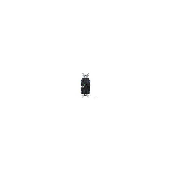 Hubbell Wiring Device-Kellems Receptacle, 1 hp, 125V AC, NEMA 5-20R - HBL8300STBL