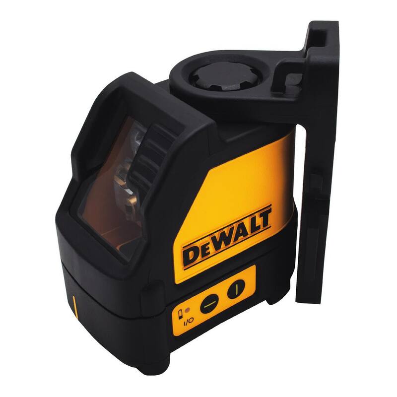 Nivel láser de líneas cruzadas autonivelante verde DEWALT de 165 pies y localizador de montantes de 1-1/2 pulgadas con (3) pilas AAA y estuche - DW088CGW0150