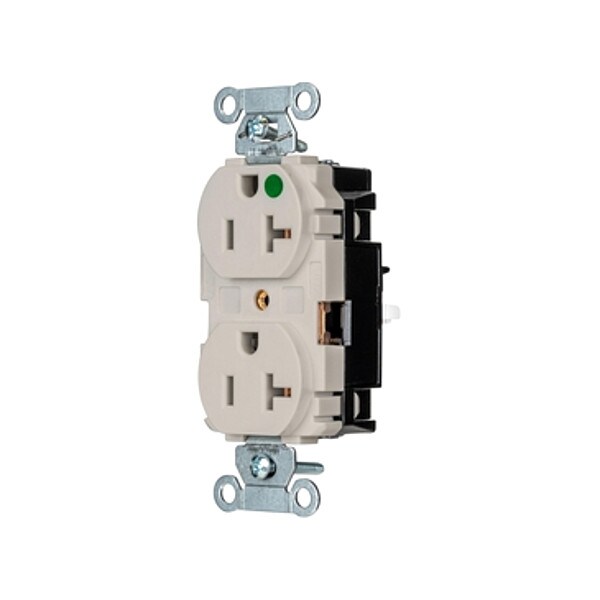 Receptáculo Hubbell Wiring Device-Kellems, 1 hp, 125V CA, NEMA 5-20R - 8300STLA