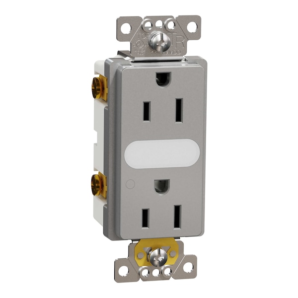 Socket-Outlet Square D, Serie X, 15 A, Decorativo, Dúplex, 15 Amperios, 125 V