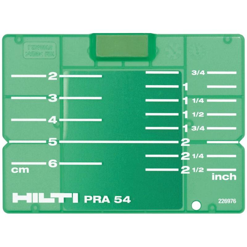 Kit de nivel láser verde de líneas múltiples Hilti de 33 pies PM 40-MG con batería, cargador, placa de objetivo y estuche - 3576140