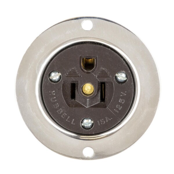 Productos de borde recto con brida metálica Hubbell Wiring Device-Kellems - HBL5279