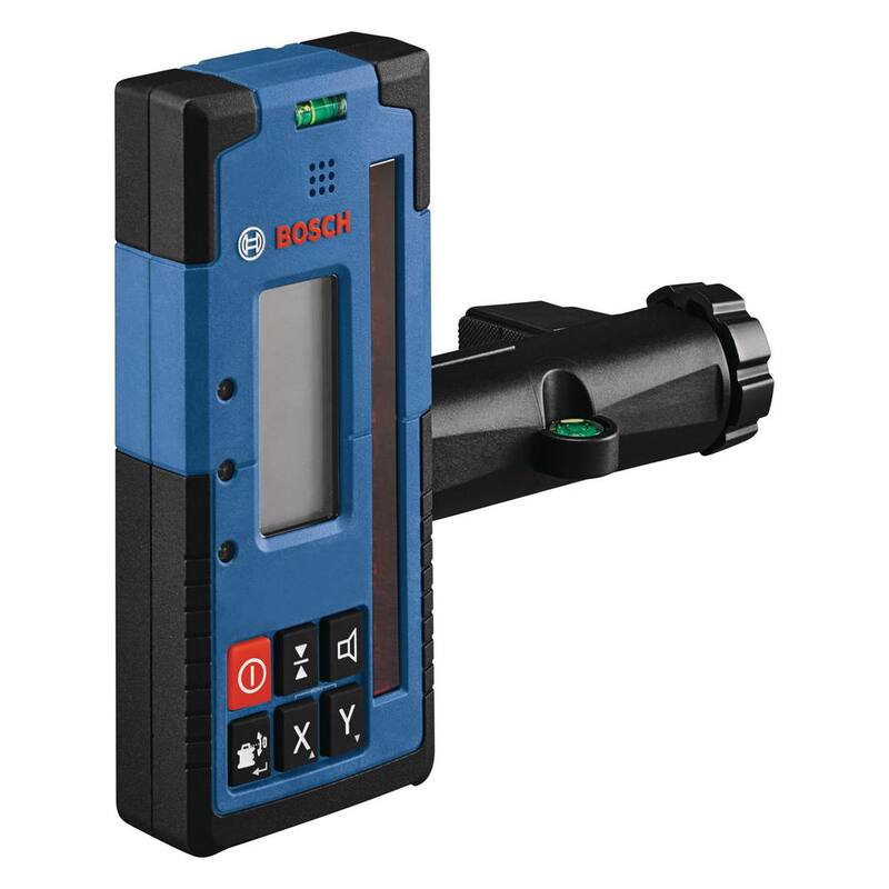 Receptor de nivel láser rotativo de haz rojo de 2,000 pies - LR40 de Bosch