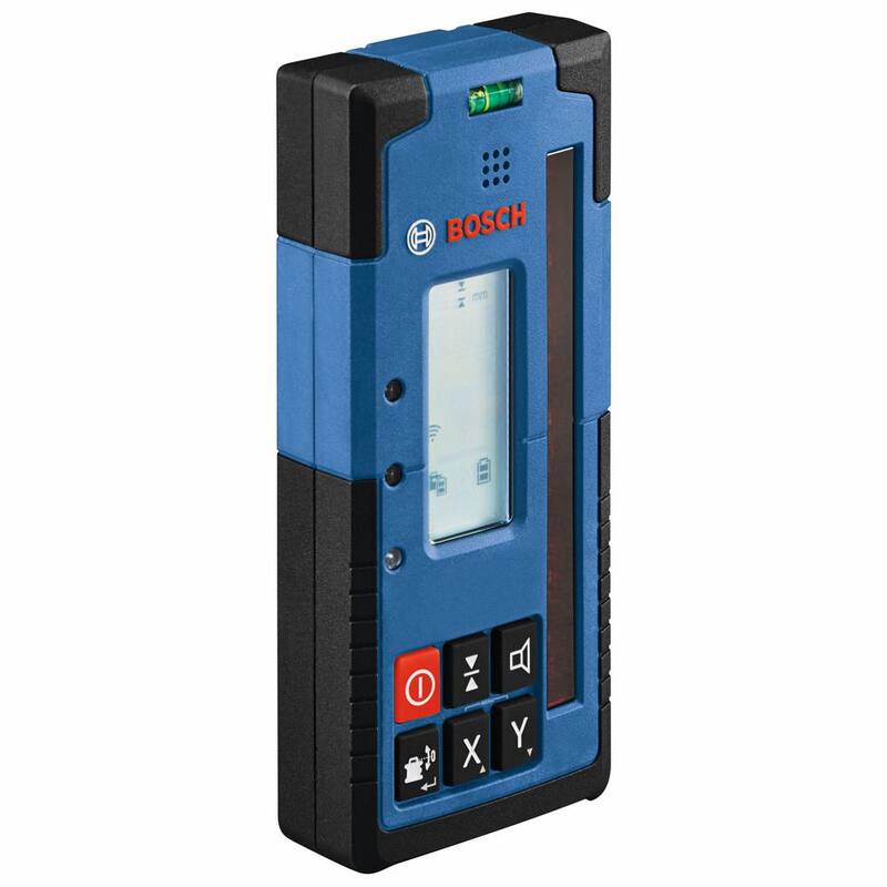 Receptor de nivel láser rotativo de haz rojo de 2,000 pies - LR40 de Bosch