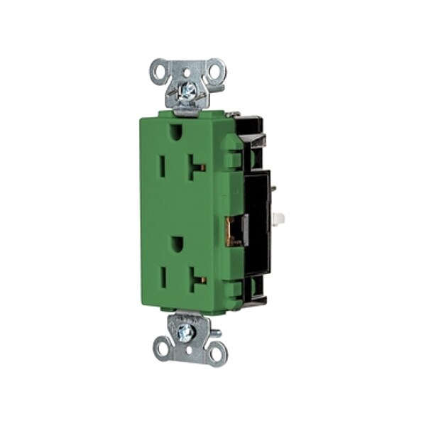 Receptáculo Hubbell Wiring Device-Kellems, 1 hp, 125V AC, NEMA 5-20R - DR20STGN
