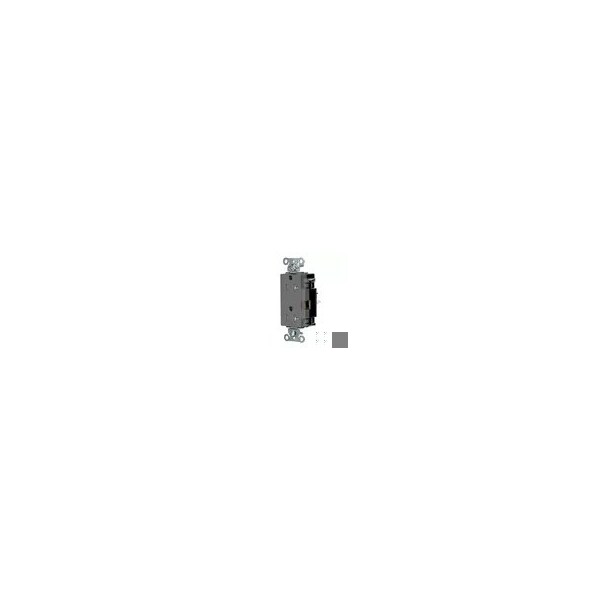Receptáculo Hubbell Wiring Device-Kellems, 1 hp, 125V AC, NEMA 5-20R - HBL2162STGYTR