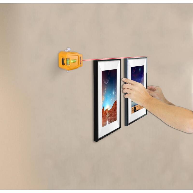 Nivel láser de línea PREXISO, nivelación de burbuja horizontal y vertical, nivel de espíritu, (1 pieza) - PL1