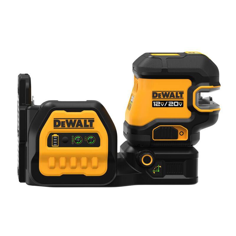 Nivel láser de línea cruzada inalámbrico DEWALT 20 V Max en verde (Sólo la herramienta) - DCLE34220GB