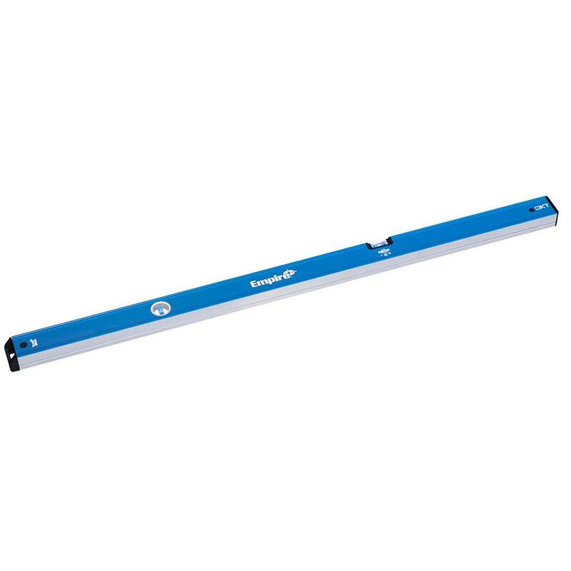 Nivel láser cruzado autonivelante verde de 75 pies con nivel de burbuja extensible True Blue de 48 a 78 pulgadas (2 piezas) - ELGC-eXT78