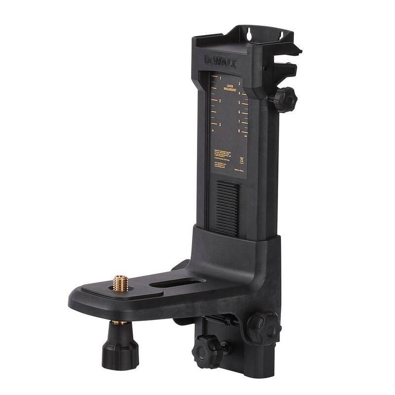 Nivel láser rotativo autonivelante DEWALT 20V MAX de 150 pies de alcance con detector, batería de 2.0Ah, cargador y maletín TSTAK - DW074LR