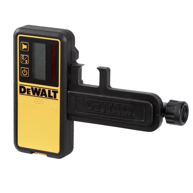 Nivel láser rotativo autonivelante DEWALT 20V MAX de 150 pies de alcance con detector, batería de 2.0Ah, cargador y maletín TSTAK - DW074LR