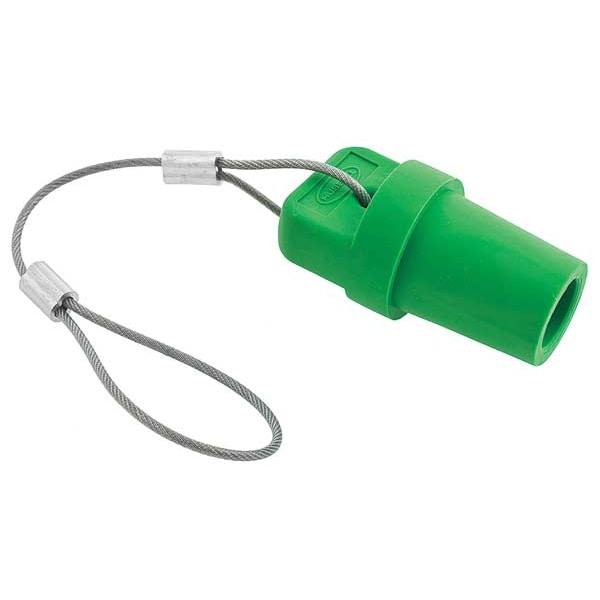 Hubbell Wiring Device-Kellems Tapa, Verde, 300/400 Amperios Hembra Monofásica - HBLMCAPGN