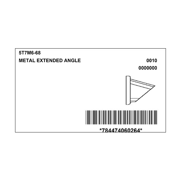 Adaptador de ángulo de 60 grados extendido con espaciador Meltric 5T7M6-68