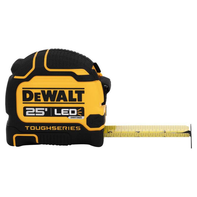 Cinta métrica de 25 pies con luz LED recargable - DWHT35625S