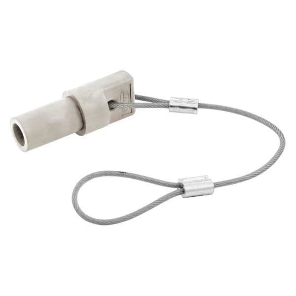 Conector de polo único con tapa protectora Hubbell Wiring Device-Kellems, blanco - HBL15MCAPW