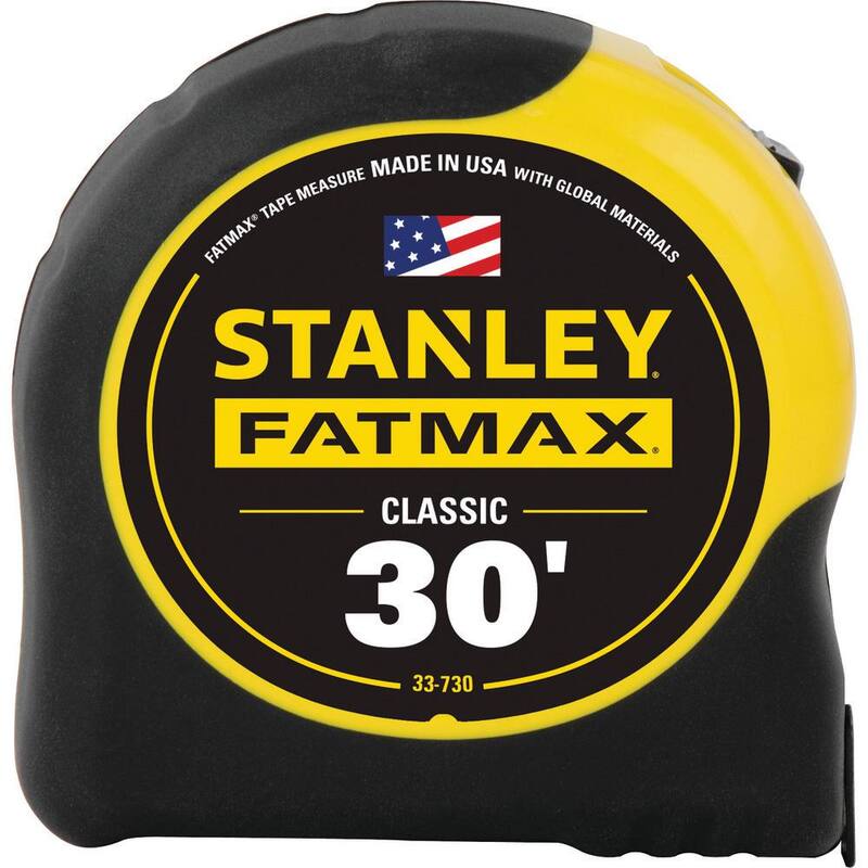 Cinta métrica Stanley FATMAX de 30 pies x 1-1/4 pulgadas - 33-730X