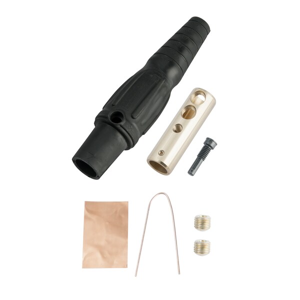 Marinco Cls40Fb-A Cls Pin Único en Línea (400A/600V) 2/0-4/0 Awg Hembra-Negro (A) - CLS40FB-A
