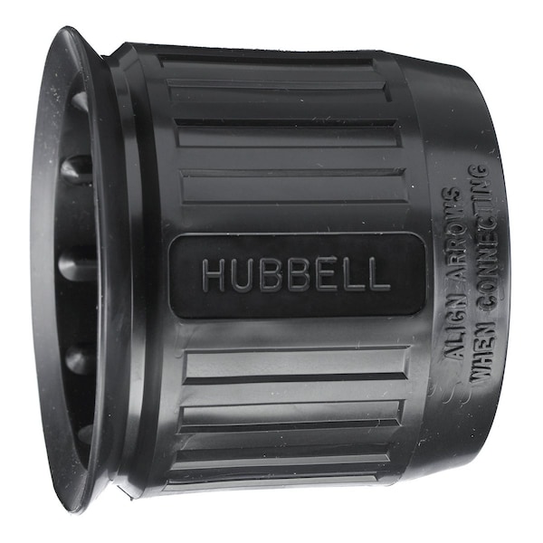 Dispositivos de bloqueo Hubbell Wiring Device-Kellems, Hubbellock, industrial, bota larga a prueba de intemperie para dispositivos de 30A, no NEMA, negro - HBL20425B