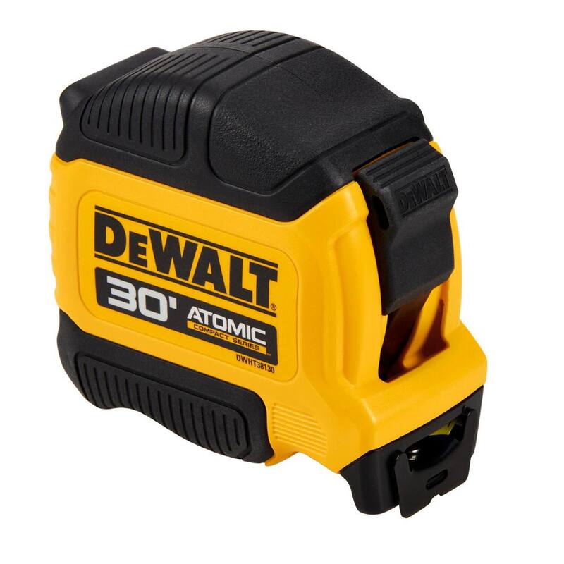Cinta métrica DEWALT ATOMIC de 30 pies x 1-1/8 pulgadas - DWHT38130S