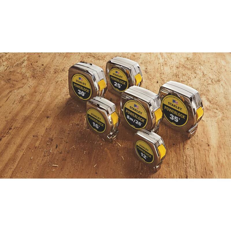 Cinta métrica PowerLock de 35 pies de Stanley - 33-835T