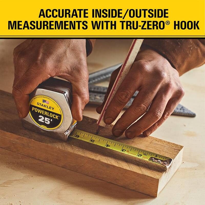 Cinta métrica PowerLock de 35 pies de Stanley - 33-835T