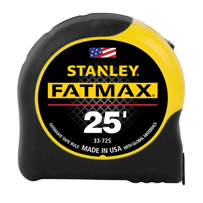Stanley FATMAX 25 pies x 1-1/4 pulg. Cinta métrica (paquete de 2) - 33-725Y2PK