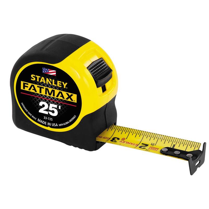 Stanley FATMAX 25 pies x 1-1/4 pulg. Cinta métrica (paquete de 2) - 33-725Y2PK
